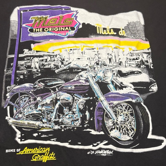 Vintage Mel’s Diner Shirt- size XL - Picture 3 of 5